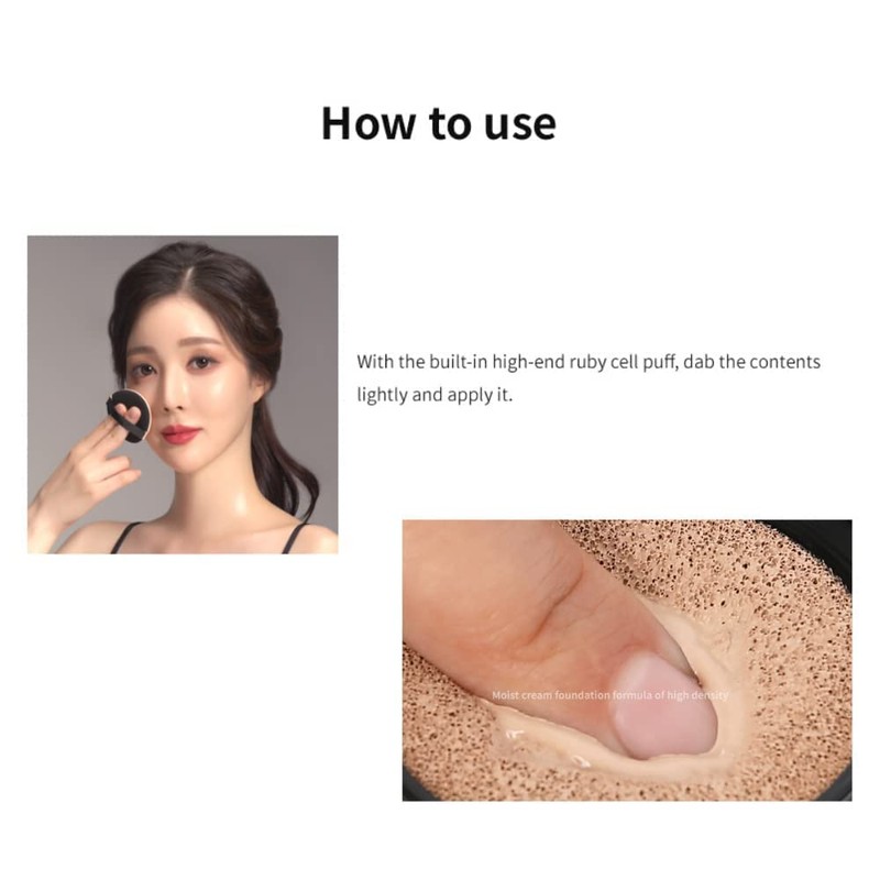 FAU Skin Solution Star Cushion, Foundation, Sensitive Skin, Elasticity, Gloss,