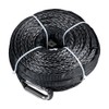 3/8 Inch x 95' GRAY Synthetic Winch Line Cable Rope