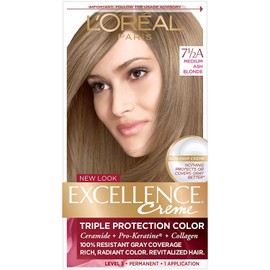 L'Oreal Excellence Creme - 7-1/2A Medium Ash Blonde (Cooler) 1 Each (Pack of 2)