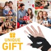 Laexepelle LED Flashlight Gloves for Fishing Camping, Easter Basket Stuffers,