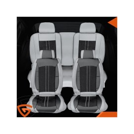 Geartronics For Toyota Tacoma Leather Car 5 Seat Cover Front Rear Full Set 5-Seats Leather