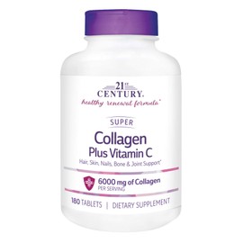 21st Century Super Collagen Plus C - 180 ct, Pack of 3