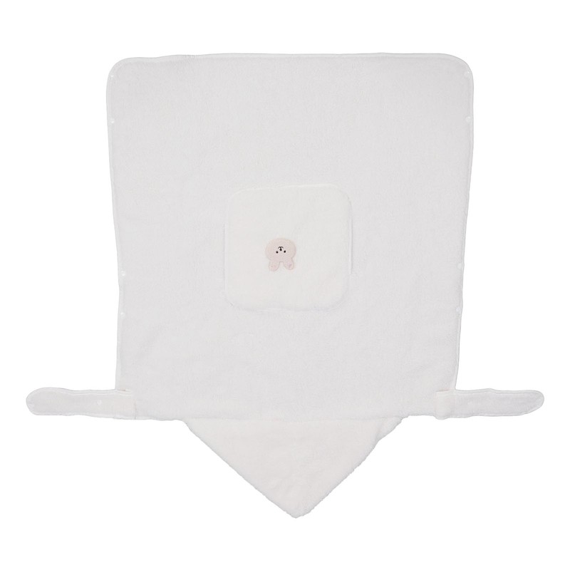 Hooded Toddler Blanket Keep Warm Windproof Large Pocket Thickened Baby