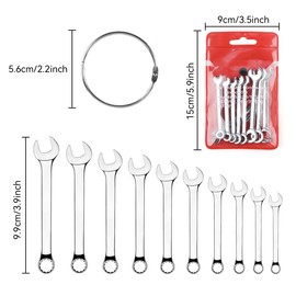 Ldirect Mini Wrench Equipment, Combination Spanner, Small Key Set, Metric and SAE (SAE)