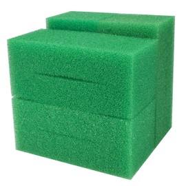 LTWHOME Compatible Green Coarse Filter Foam Replacement for Oase Biotec 12 56739 (Pack of 4)