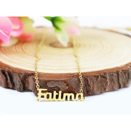 Only faith Personalisierte Namenskette für Frauen Edelstahl mit origineller Geschenkbox Anhänger Kette Schmuck personalisiert speziell für Freunde Freund Freund, standard, Edelstahl, Nicht zutreffend