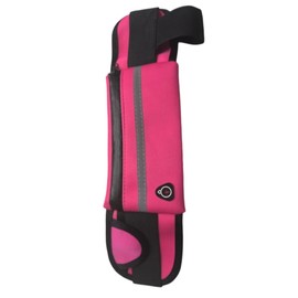 Fanny Pack– Zipperless Waist Pack for Jogging, Gym, Travel – Moisture-Wicking, No-Bounce Fitness with Secure Pockets – Unisex Belt for Men & Women (PINK)