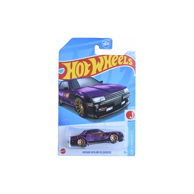 Mattel Hot Wheels Nissan Skyline RS, HW J-Imports 1/10 [Purple]