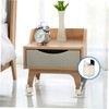 Operitacx 4 Pieces Furniture Leg Risers, Height-Adjustable Table Leg Raisers