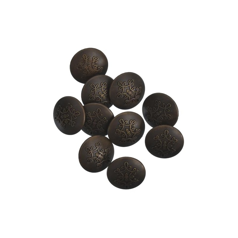 Mibo 10pcs ABS Metal Plated Shank Button - Decorative Bow