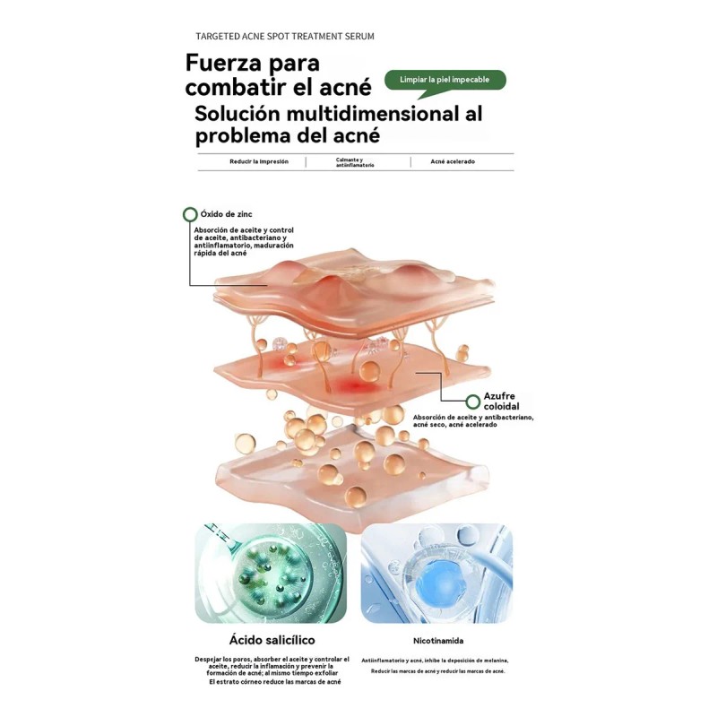 Acné De Marcas Acné De Eliminación De Esencia Jd