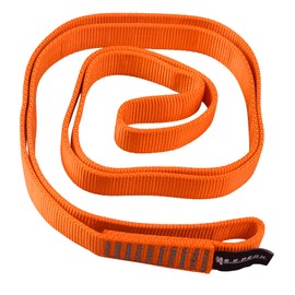 SEPEAK 25mm Nylon Climbing Sling Loop Runners, 29KN/6520 lbs, 1-Inch Tubular Webbing, Sturdy Sewn Strap for Arborist,Climbing,Positioning,Rigging, Ziplining, Anchoring,Hanging,3pc,36inch,Orange