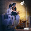 LEPOWER Floor Lamp, Metal Standing Lamp with Adjustable Gooseneck, Heavy