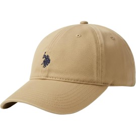 U.S. Polo Assn. U.s. Polo Assn. Gorra de béisbol Ajustable de Sarga de algodón Lavado para Hombre con Logotipo de Pony y ala Curvada Gorra de béisbol para para Hombre