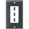 RiteAV - 3 Port HDMI 2.0 Decorative Wall Plate (Stainless