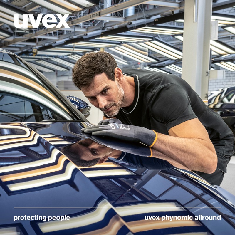 Uvex Phynomic Allround Lightweight Work Gloves for Men, Size 09,