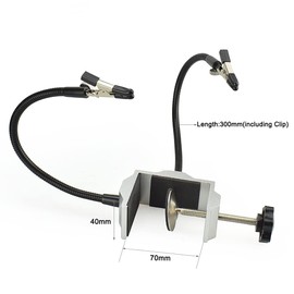 Two-jaw Welding Tool 300mm Multifunction Soldering Station Tabletop DIY Welding Clamp Alloy Base Iron Soldering Tool Third Hand Tool
