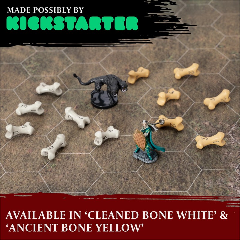 D4 Dice Set - Set of Six 4 Sided Dice