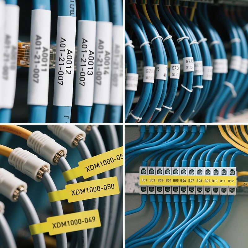 SUPVAN G15M Continuous Label Tape, Thermal Multi-Purpose Labels for Home,