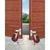 8 Inch Gate Wheel, Heavy Duty 600LB Capacity for Metal