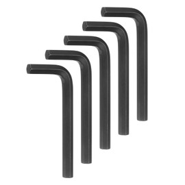 HARFINGTON 5pcs Hex Key Wrench 9mm L-Shape Hexagon Metric Wrenches Chrome Vanadium Steel Repairing Tool for Home Repair, Black