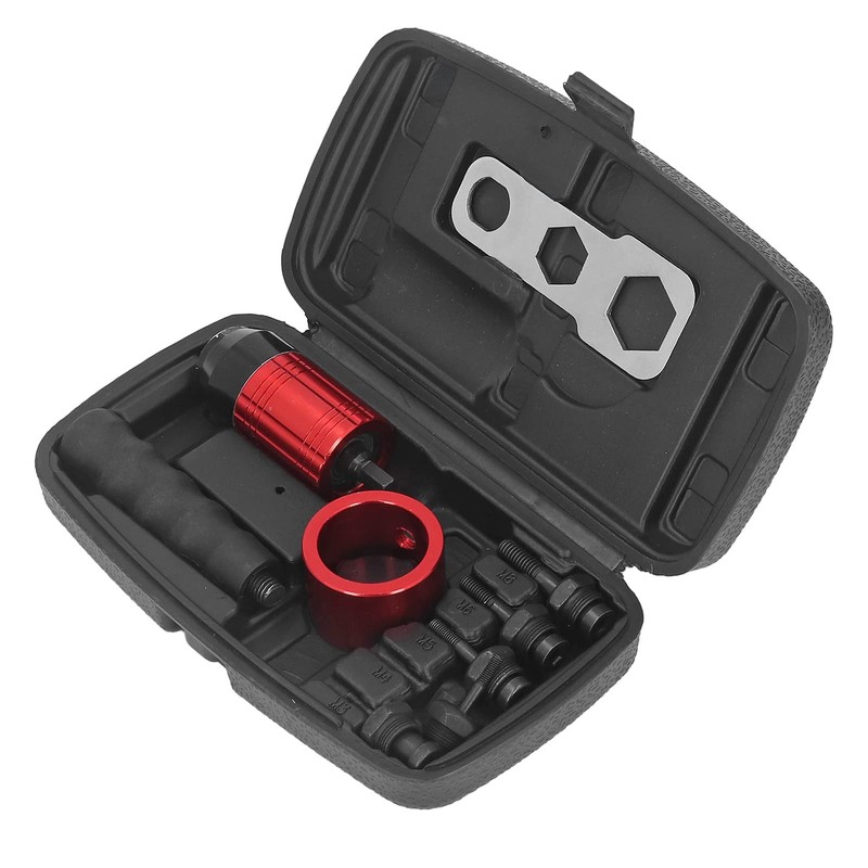 Nut Gun Adapter, 5 Nuts Rivet Gun Adapter Kit with