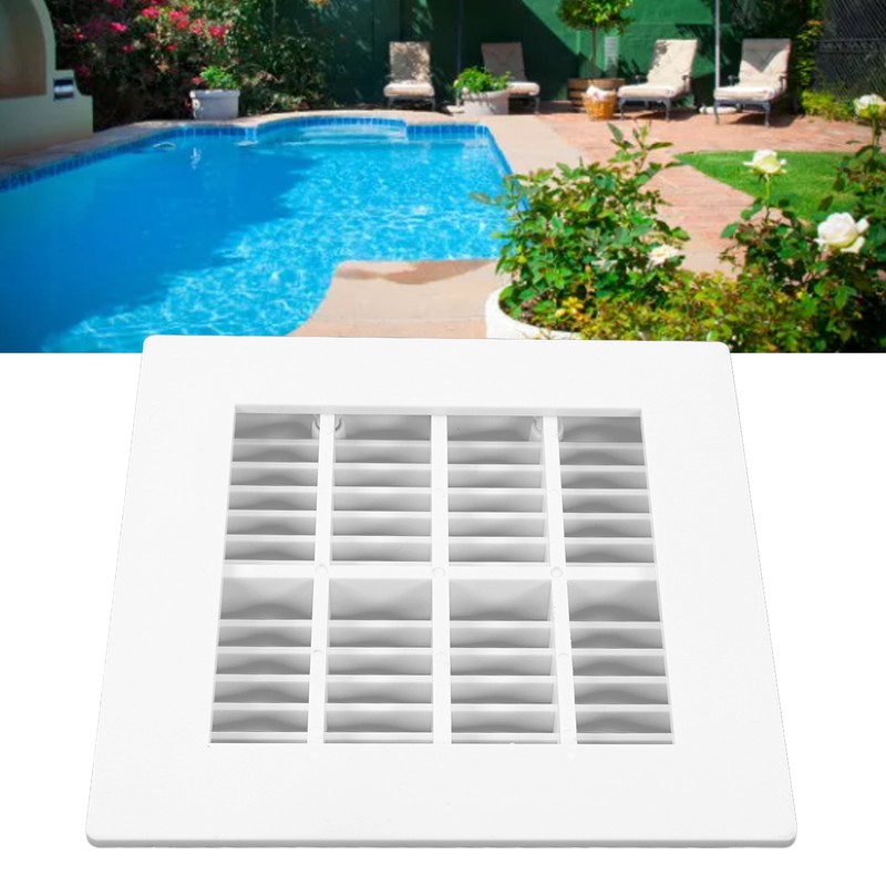 Floor Drain Cover Quadrate Multipurpose Swimming Pool Main Drainage Port