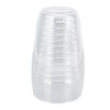 Double Wall Glass Coffee Cup 320ml High Temperature Resistance Clear