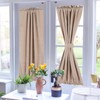 PATIKIL Blackout Door Curtain, 25 Inch W x 40 Inch