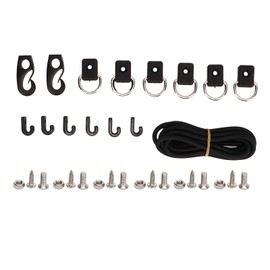 16.4inch Kayak Deck Rigging Kit Stretch String Rope With Hooks for Fishing Kayak Canoe Boat