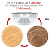dokaworld Glass Mixing Bowls Bamboo Lids - Lids are compatible