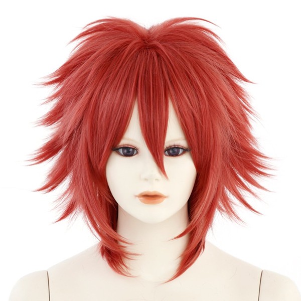 Airily Lion Base Bloody Red | Cosplay Wig, Short, Heat
