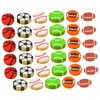 SAFIGLE 90 PCS Multifunctional Erasers Delicate Sports Ball Erasers Portable