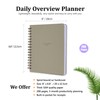 Daily Productivity Planner with Monthly View - Large 3-Month Dashboard