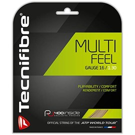 Tecnifibre Multi-Feel (16-1.25mm) Tennis String Set (Natural)