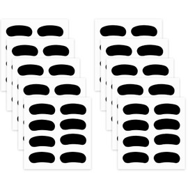 SAVITA 40ペア ブラック アイステッカー 粘着 アイストリップ フットボール 野球 ソフトボール ラクロス 目 ブラック ステッカー スポーツ 競技 パーティー ゲーム用
