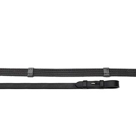 Snowhill Heritage English Leather Continental Reins in Black or Havana Havana, One Size