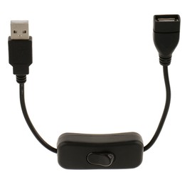 KOZEEY 【ノーブランド 品】USB A オスメス 延長ケーブル オン/オフスイッチ付き