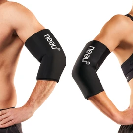 neeu® Portable cooling pack for knees, elbows and joints for hot and cold therapy for the treatment of pain as well as a cold-warm cooling pad gel for regeneration