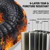 4Inch Dryer Vent Hose 10FT, Rubber Interface Dryer Vent Connector