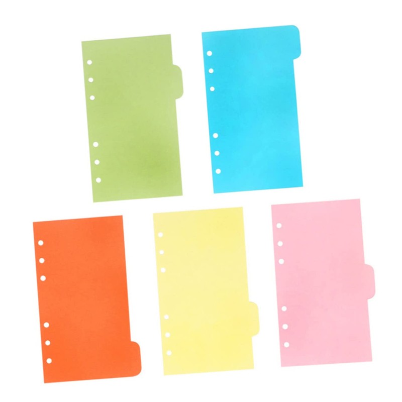 Operitacx Pack of 12 Notebook Refill Tabs Refill for Spiral