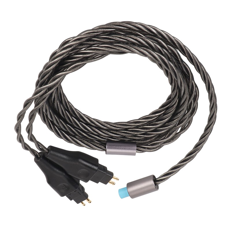 2Pin Sound Cable 3 in 1 Silver Plated Copper Cable