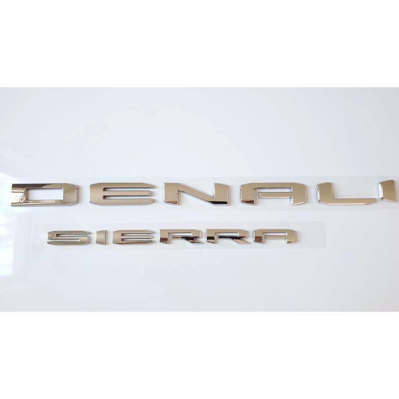 GMC Chrome Rear Tailgate DENALI Sierra Emblem GMC Sierra 1500