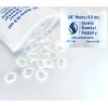 Clear 3/8 INCH Heavy 4.5 oz ORTHODONTIC ELASTICS -BRACES -