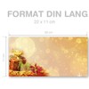 10 envelopes (windowless) Christmas, Christmas Gifts DIN Long (220x110 mm)