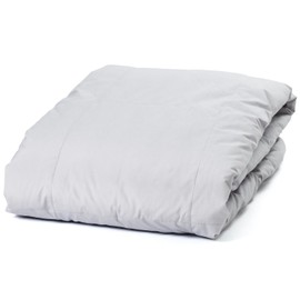 Showa Nishikawa Down Blanket, Single, Comforter, Lightweight, Thin, Washable, Spring, Summer, Made in Japan, 85% Duck Down, Gray