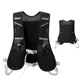 Udbrud Running Vest for Men and Women, Ultralight Running Backpack, Reflective, Adjustable Hydration Vest, Hydration Bag, Breathable Running Vest Backpack for Marathon, Hiking, Camping