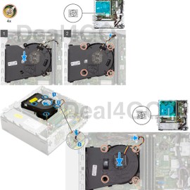 Deal4GO CPU Cooling Fan & Heatsink KGWT4 71G3K 7D86K 48J9V Replacement for Dell Optiplex 3000 5000 7000 7050 7010 SFF Tower Desktop