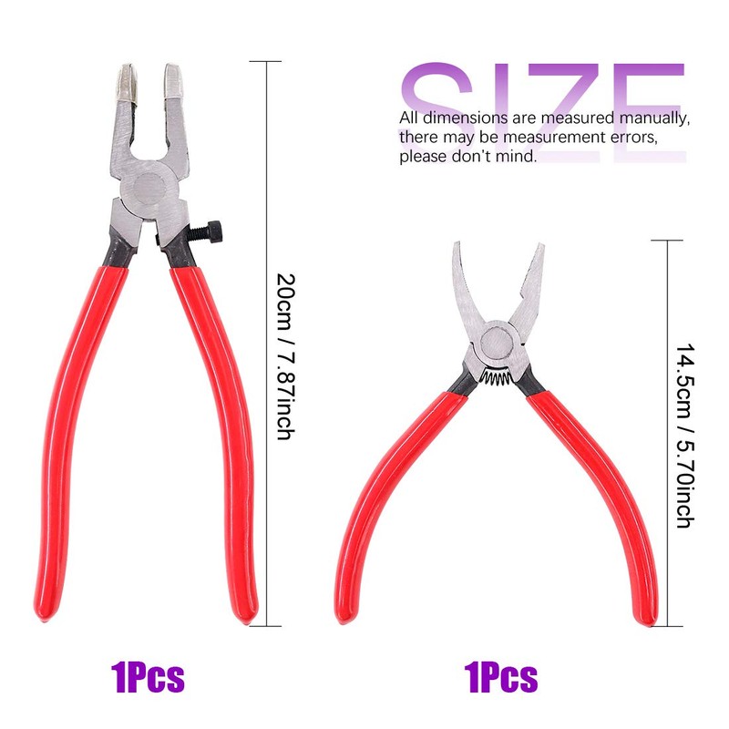 Swpeet 2-in-1 Heavy Duty Breaker Pliers Kit with Rubber Tips,