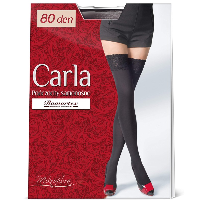 Romartex Opaque 80 Denier Microfibre Hold Ups Stockings, M, white